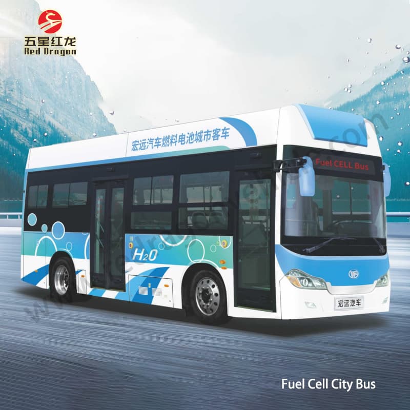 Autobus de ville à pile à combustible à hydrogène 28 places à vendre
