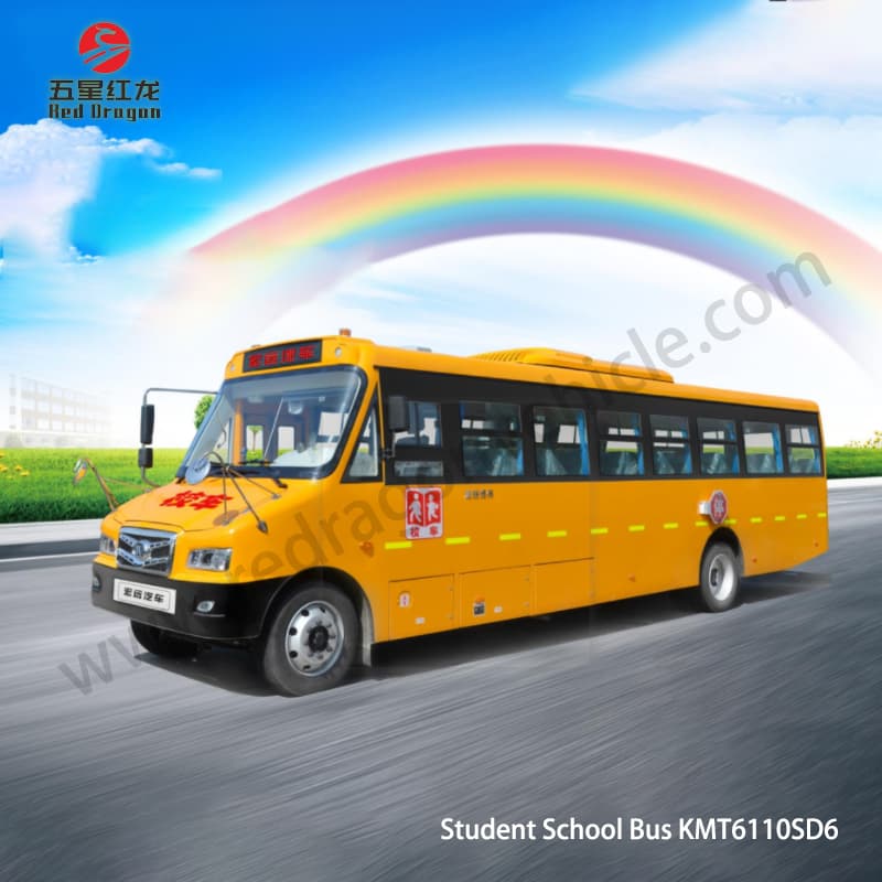 Fabrication KMT6110SD6 autobus scolaire primaire et secondaire de 56 places à vendre